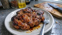 Χοιρινά μπριζολάκια λαιμού στο air fryer: ζουμερά και ροδισμένα σε 15 λεπτά