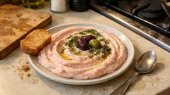 Σπιτική ταραμοσαλάτα βελούδινη: δένει εύκολα με ψωμί και λεμόνι