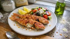 Μπαρμπούνια στο air fryer: τραγανά σαν τηγανητά με ελάχιστο λάδι