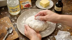 Σπιτική ζαχαρόπαστα βήμα-βήμα: ελαστική, λεία και έτοιμη για διακόσμηση