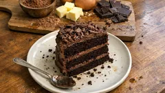 Τούρτα σοκολάτας με αφράτο παντεσπάνι και βελούδινη κρέμα – βγαίνει πάντα σταθερή