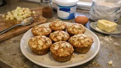 Αφράτα muffins μήλου με κανέλα και γιαούρτι – μένουν ζουμερά και την επόμενη μέρα