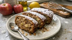 Εύκολο νηστίσιμο κέικ μήλου με κανέλα — αφράτο και σταθερό στη φόρμα