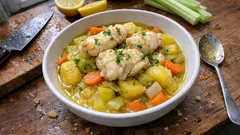 Πεσκανδρίτσα λεμονάτη στην κατσαρόλα με λαχανικά – ζουμερή και πάντα πετυχημένη