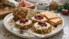 Αλμυρός κορμός τυριού με ξηρούς καρπούς – φτιάχνεται από πριν και κόβεται τέλεια