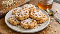 Ροζέδες Κυθήρων: αμυγδαλένιο κέρασμα με μέλι και ανθόνερο, τραγανό απ’ έξω