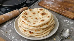 Αραβικές πίτες με 3 υλικά στο τηγάνι – μαλακές, χωρίς μαγιά
