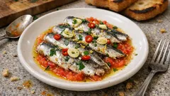 Σαρδέλες μαρινάτες με ξίδι και λεμόνι: δροσερός μεζές, έτοιμος από πριν