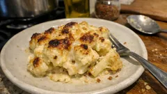 Κουνουπίδι στο φούρνο με τυριά: κρεμώδες, χωρίς «νερά» και με ρόδινη κρούστα