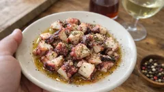 Χταπόδι ξυδάτο που βγαίνει πάντα τρυφερό – με ξίδι, κρασί και ελαιόλαδο