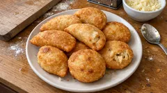 Πιταράκια και πλακόπιτες Μήλου: τραγανά τηγανητά τυροπιτάκια με λεπτό φύλλο