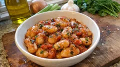 Γίγαντες στο φούρνο με ντομάτα και μυρωδικά – μελωμένοι, χωρίς να σπάνε