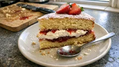Victoria cake με μαρμελάδα φράουλα & σαντιγί: αφράτο «σάντουιτς» κέικ στο σπίτι